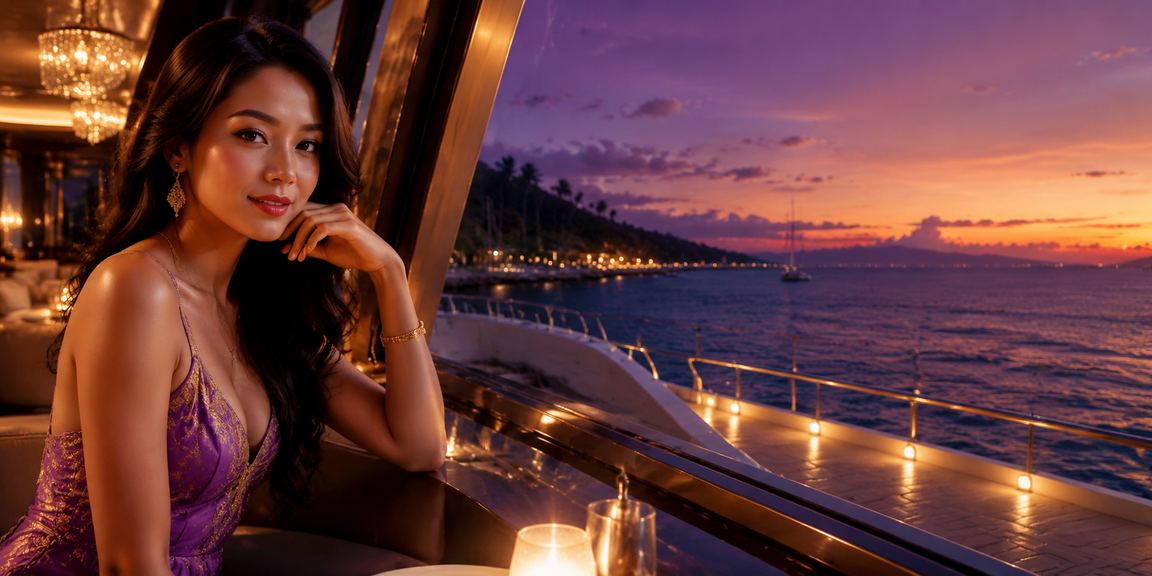 Suasana santai dengan kopi dan layar menampilkan kategori casino online
